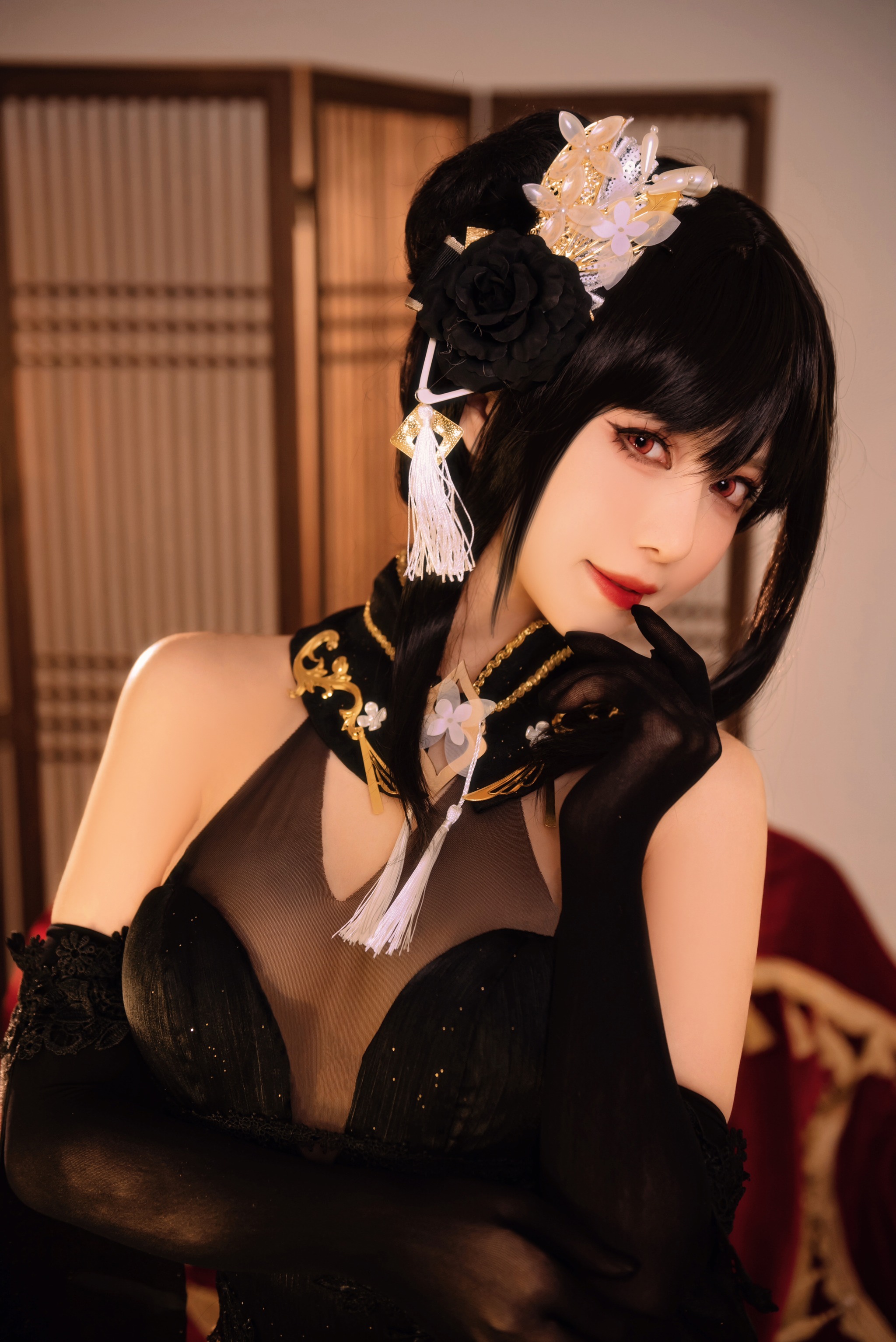 图片[1]-Shika小鹿鹿 – NO.093  碧蓝航线镇海 奇奢花苑[28P]-XikXak